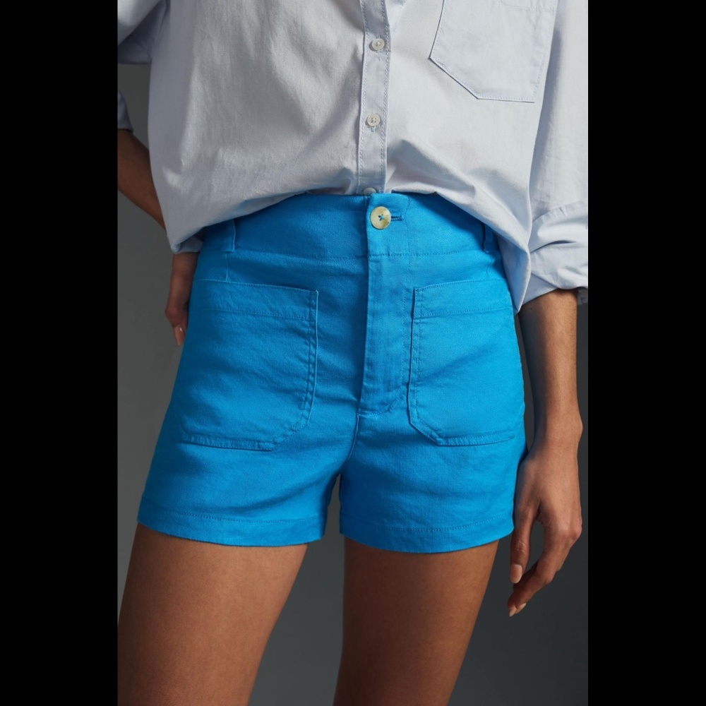 Anthropologie The Colette Shorts by Maeve: Linen Edition